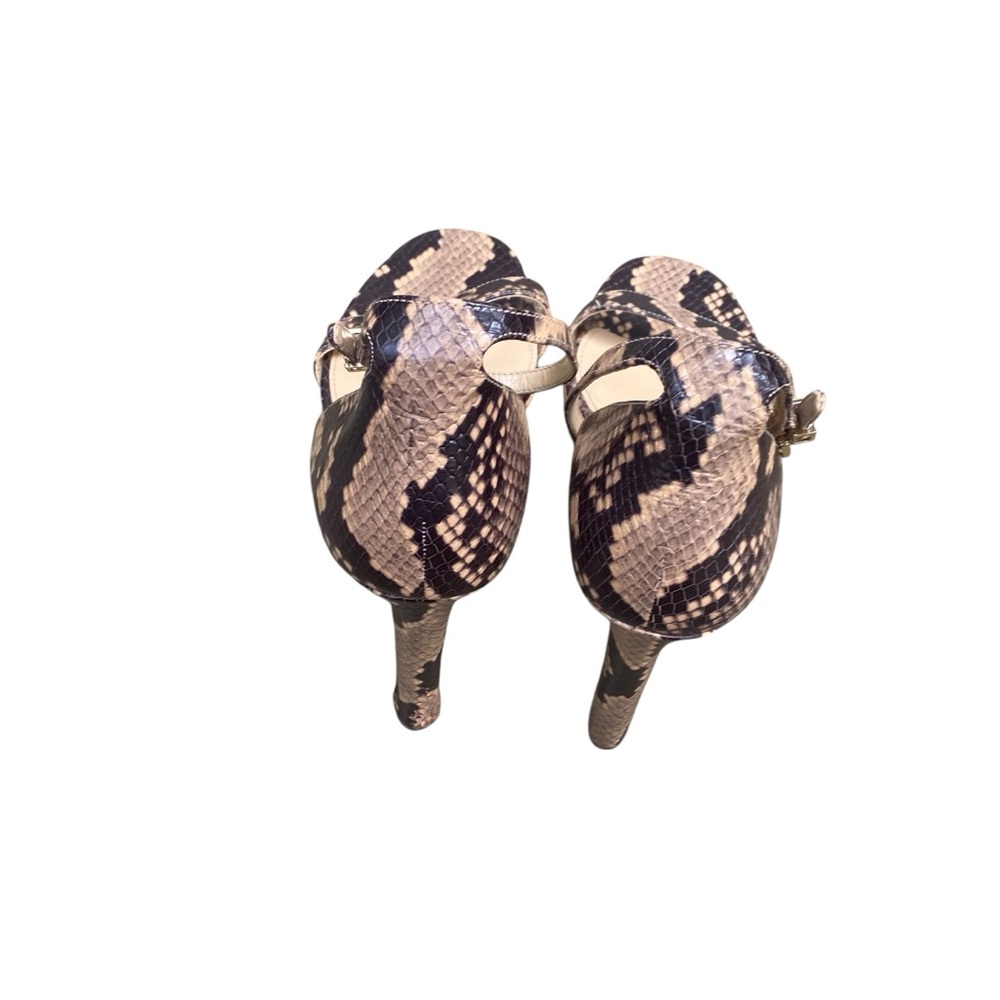 Michael Kors Snakeskin Patterned Ankle Strap Sandals‎ Size 11 - Picture 2 of 13
